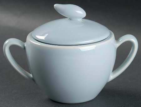 Impact Baby Blue Sugar Bowl & Lid
