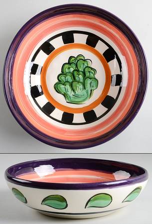Bon Appetite 8" Round Vegetable Bowl