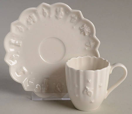 Toy's Delight Flat Demitasse Cup & Saucer Set