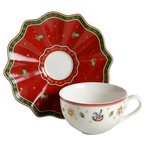 Toy's Delight Flat Cup & Saucer Set