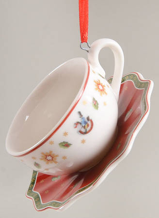 Toy's Delight Teacup & Saucer Ornament