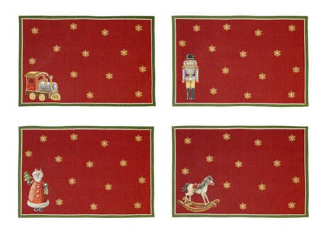Toy's Delight Cloth Placemat - Set of 4 (PMCM5, PMCM6, PMCM7 & PMCM8)
