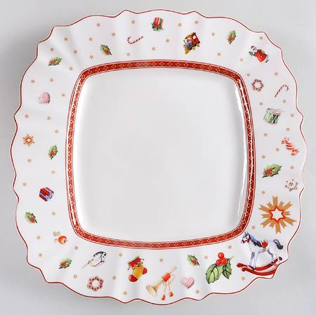 Toy's Delight Square Dinner Plate