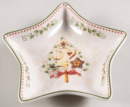 Winter Bakery Delight Star Shaped Bowl