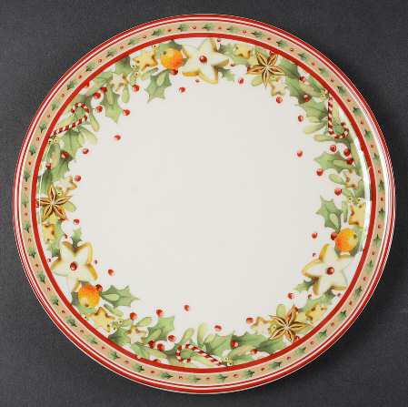 Winter Bakery Delight Salad Plate