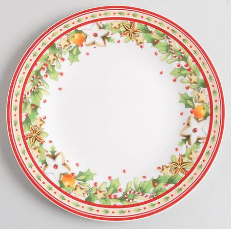 Winter Bakery Delight Salad Plate