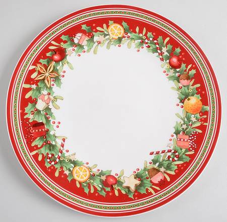 Winter Bakery Delight Dinner Plate