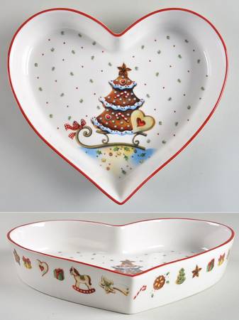 Winter Bakery Delight 10" Figural Serving Bowl
