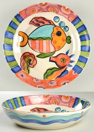 Splish Splash 13" Pasta Serving Bowl