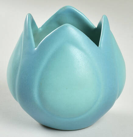 Art Pottery Tulip Vase 3"