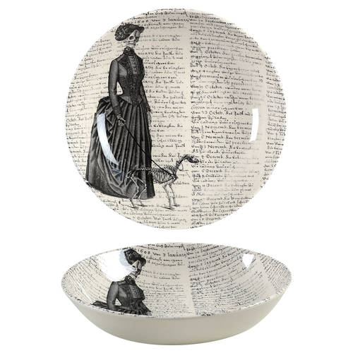 Skull 9" Individual Pasta Bowl