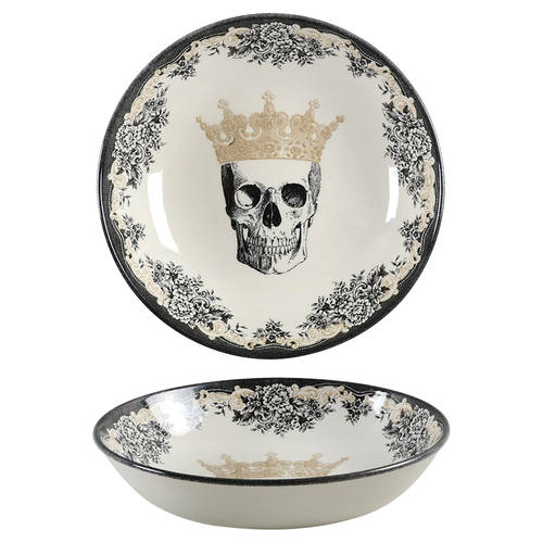 Skull 9" Individual Pasta Bowl