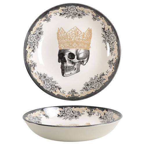 Skull 9" Individual Pasta Bowl