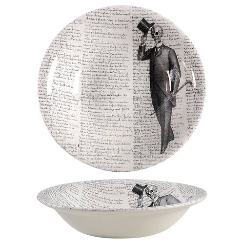 Skull 10" Round Serving Bowl