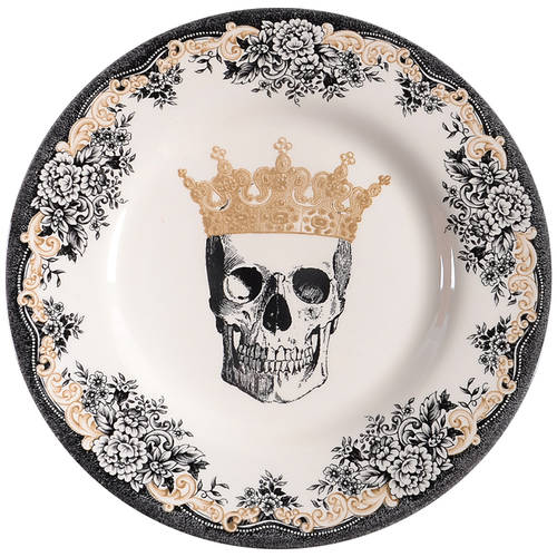 Skull Salad Plate