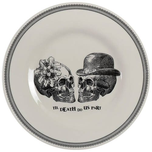 Skull Salad Plate