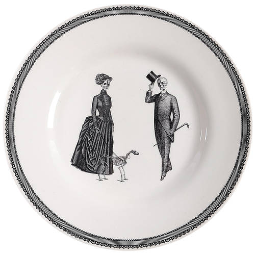 Skull Salad Plate