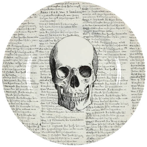 Skull Dinner Plate