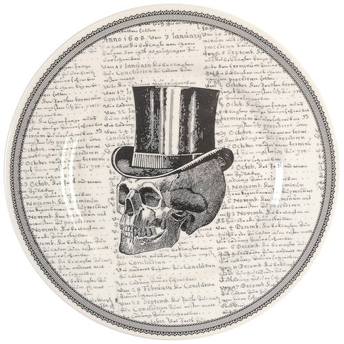 Skull Dinner Plate