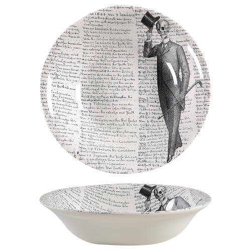 Skull 9" Round Serving Bowl