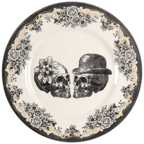 Skull Dinner Plate