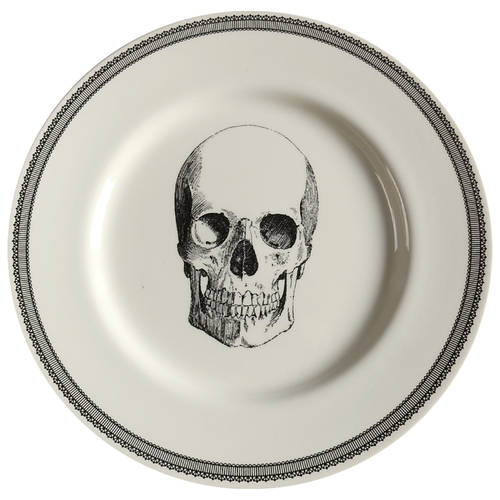 Skull Dinner Plate