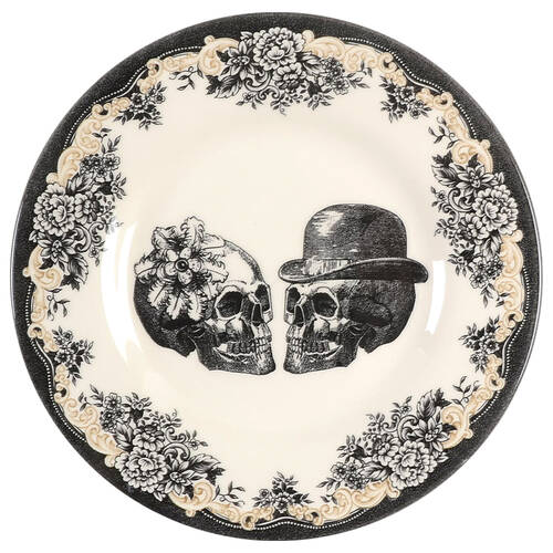 Skull Salad Plate