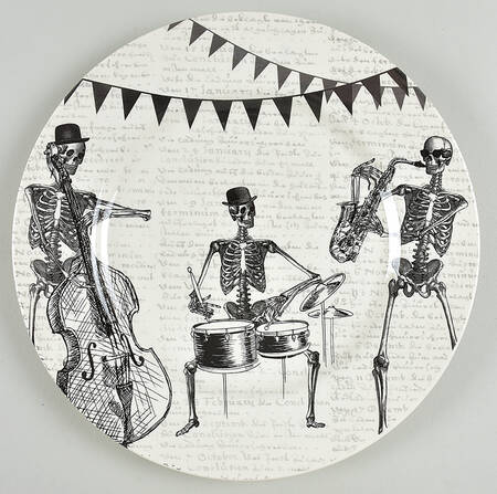 Skull Dinner Plate