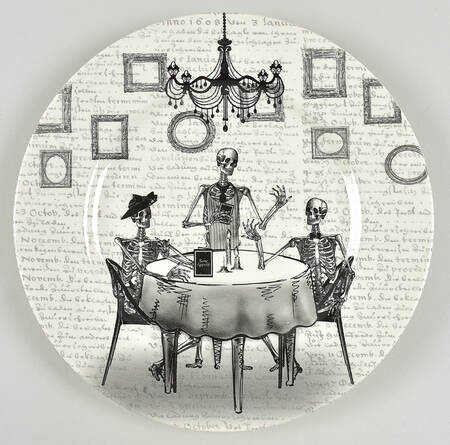 Skull Dinner Plate
