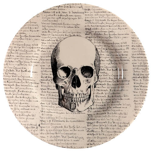 Skull Salad Plate