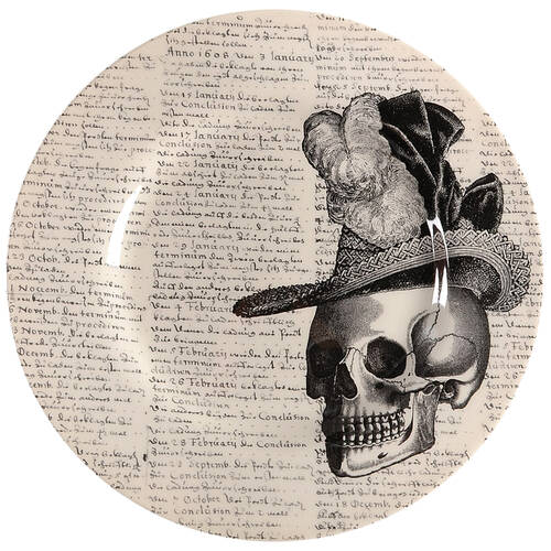 Skull Salad Plate