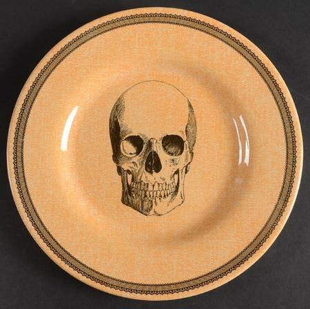 Skull Salad Plate
