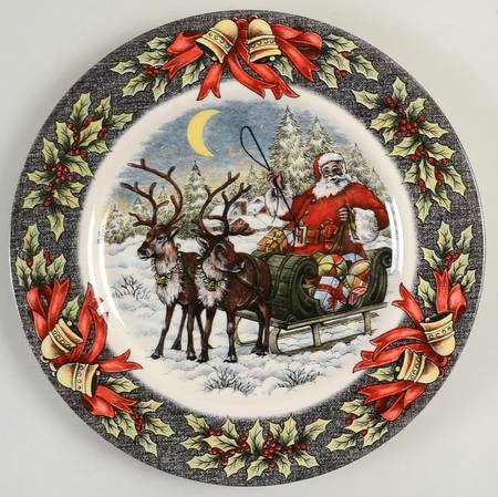 Santa's Sleigh by Victorian English Pottery-Royal Stafford
