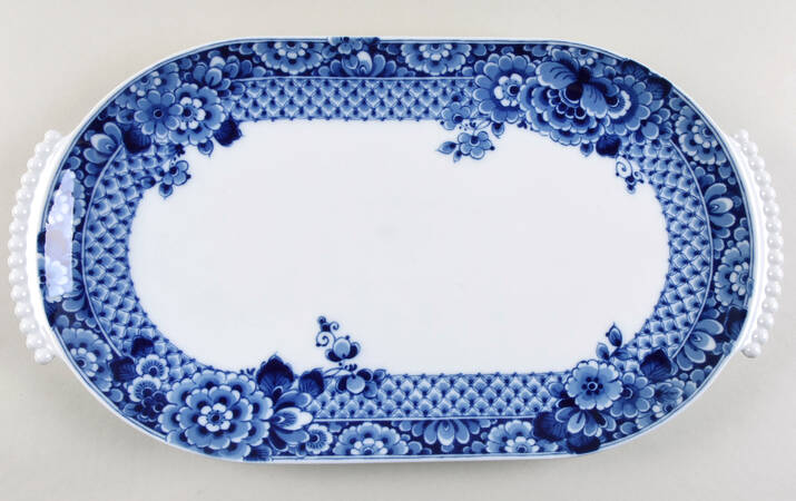Blue Ming 16" Oval Serving Platter