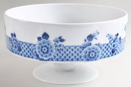 Blue Ming Large Footed Fruit Bowl