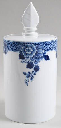 Blue Ming Cookie Jar & Lid