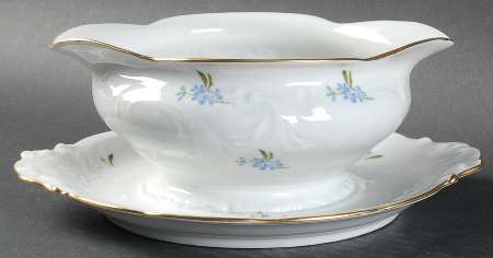Picardy Gravy Boat with Attached Underplate