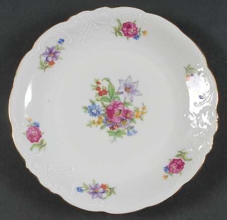 Meissen Flower Bread & Butter Plate