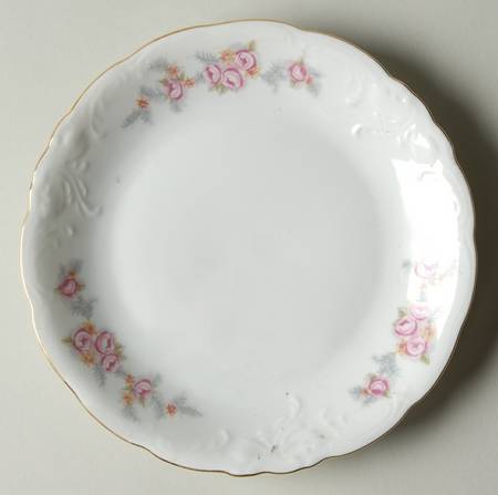 Rose Spray Bread & Butter Plate