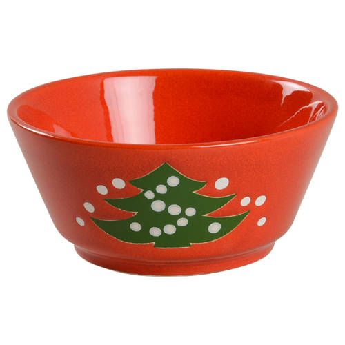 Christmas Tree Coupe Soup Bowl