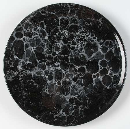 Marble Black Dinner Plate