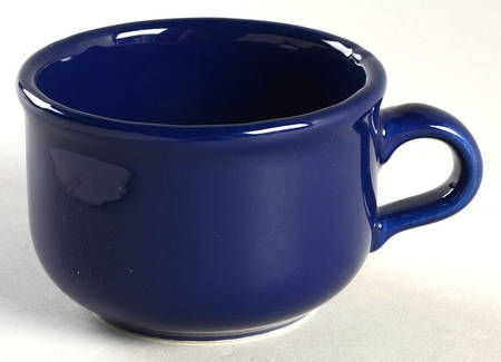 Solid Colours Cobalt Blue Flat Cup
