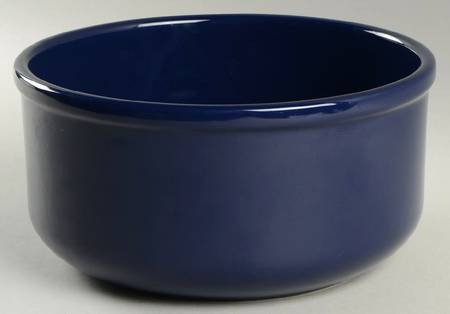 Solid Colours Cobalt Blue 8" Round Vegetable Bowl