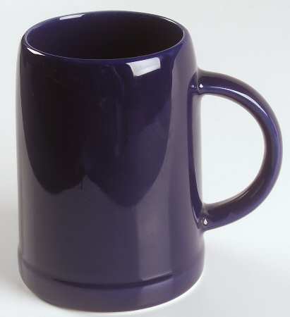 Solid Colours Cobalt Blue Beer Stein