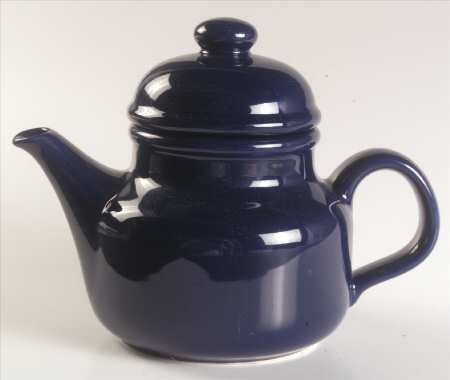 Solid Colours Cobalt Blue Teapot & Lid