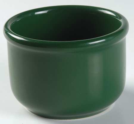 Solid Colours Hunter Green Sugar Bowl No Lid