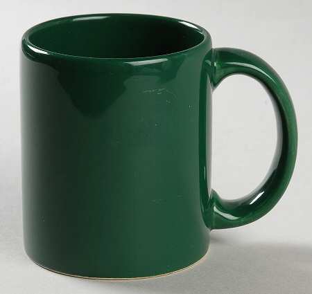 Solid Colours Hunter Green Cappuccino Mug