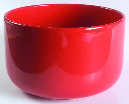 Solid Colours Red 8" Round Serving Bowl