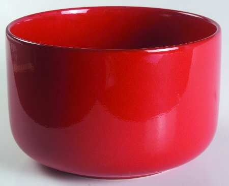 Solid Colours Red 7" Round Serving Bowl
