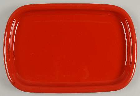 Solid Colours Red 13" Rectangular Serving Platter